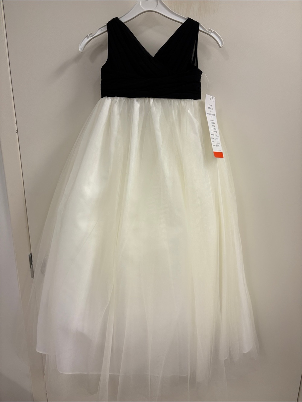 Bill Levkoff Black and White Girls' Tulle Dress
